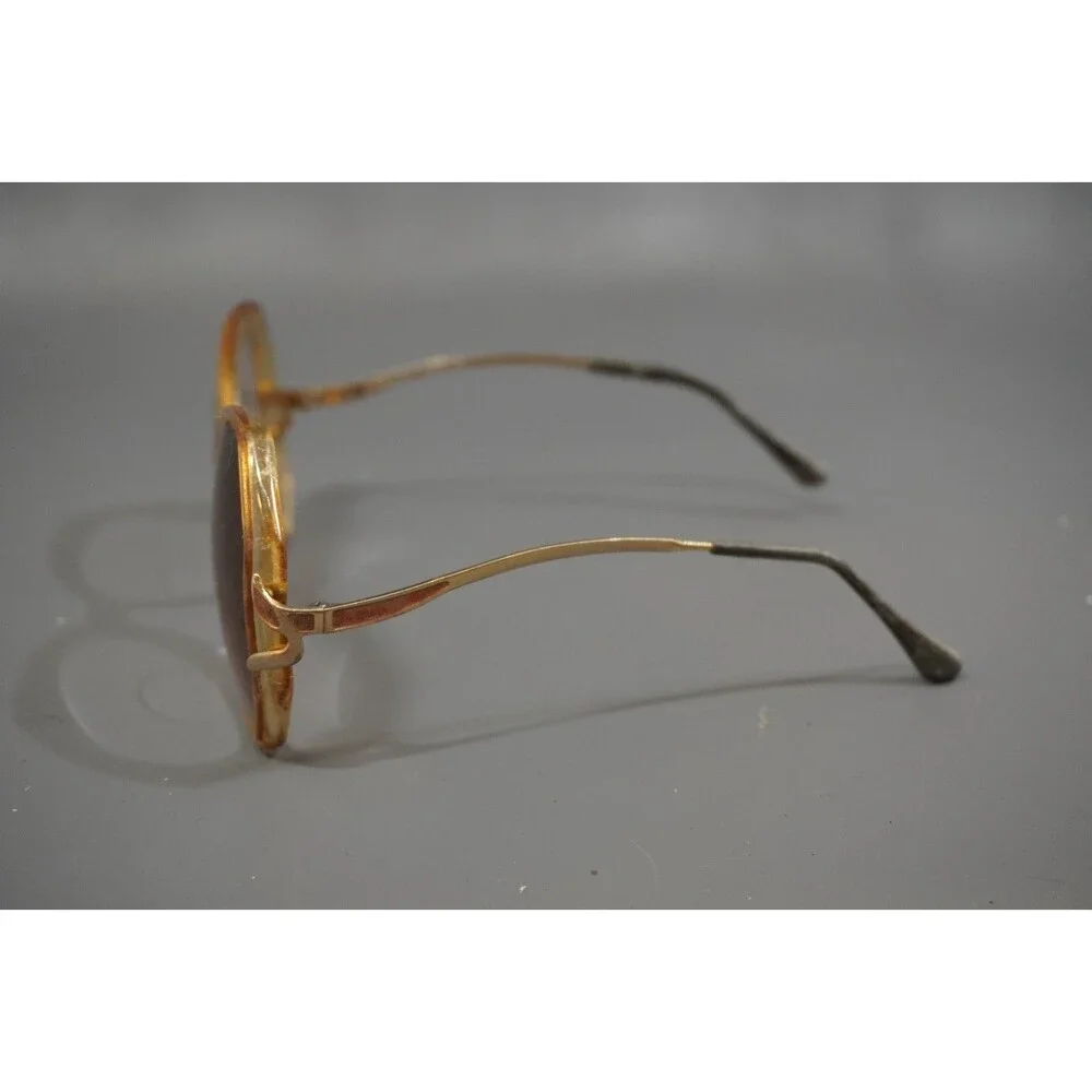 Vintage Marcolin Marchon STEPHANIE 517 P8 Eyeglasses Frame Amber 80s Italy